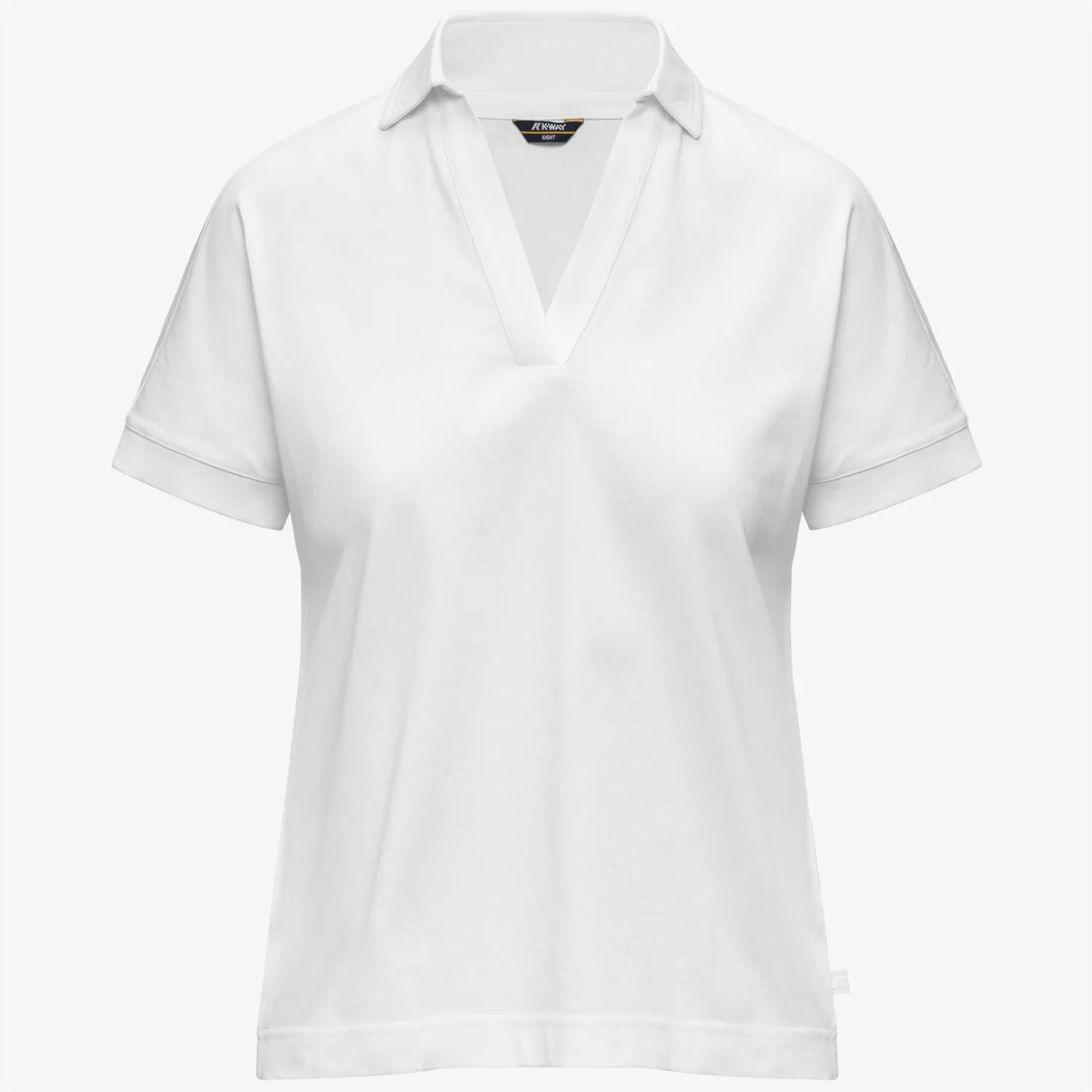 K-Way Iselie Jersey tricou alb damă bumbac