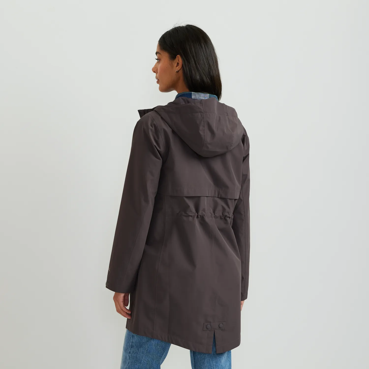Eddie Bauer Rainy Pass trenci dama negru impermeabil