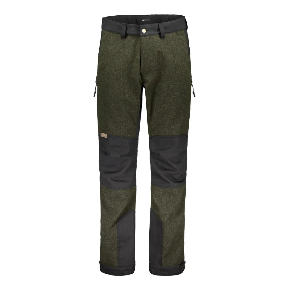 Sasta Anton Wool pantaloni Dark Forest lana reciclata