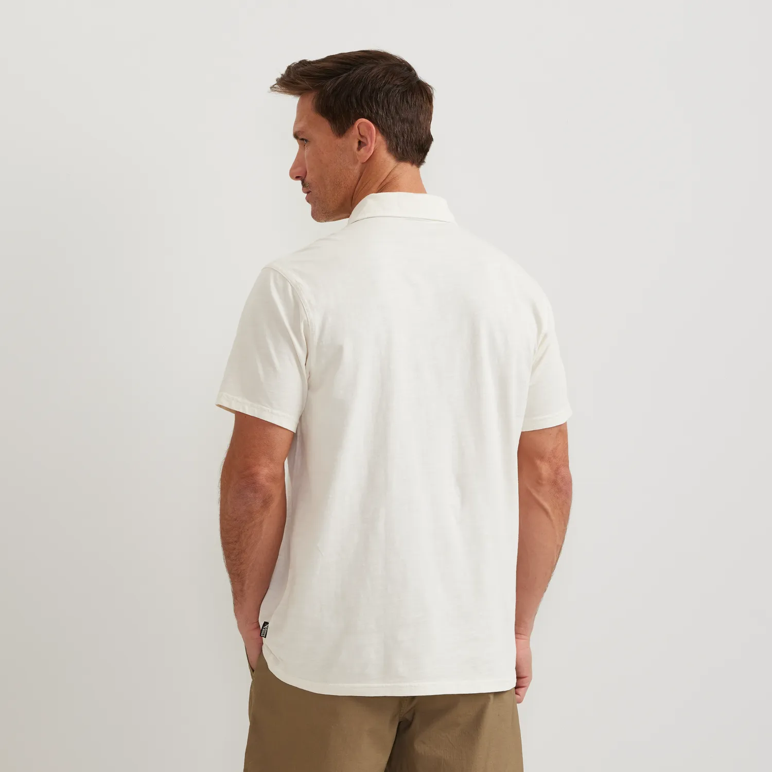 Eddie Bauer Sunwashed tricou polo barbati albastru bumbac