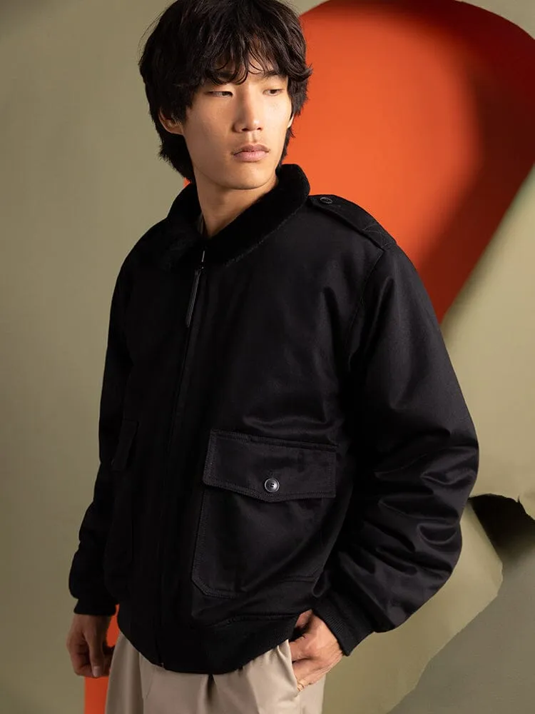 Alpha Industries B-10 1940s geaca bomber neagra