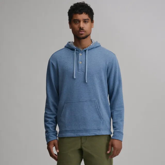 Eddie Bauer Henley hanorac barbati ivory bumbac