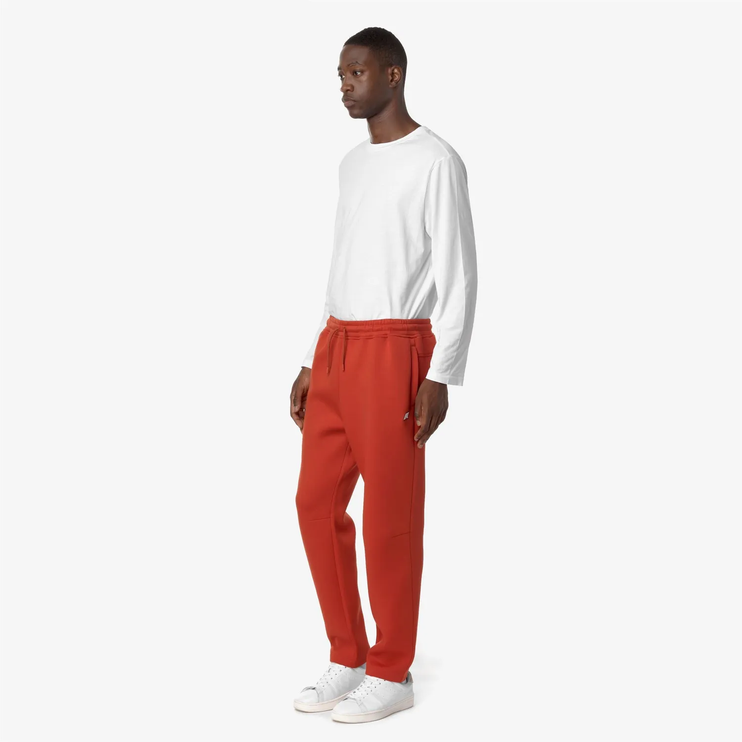 K-Way Micka pantaloni sport barbati rosii poliester