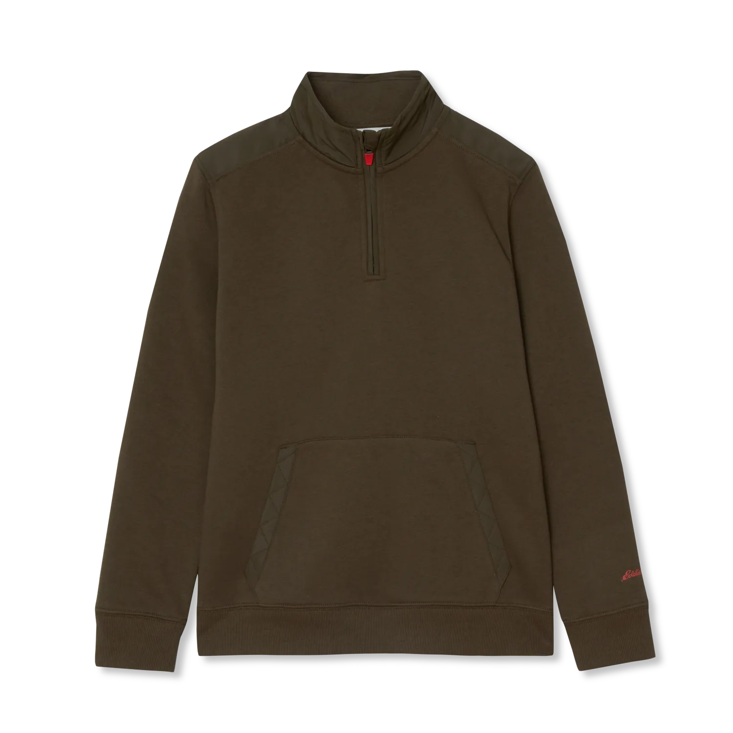 Eddie Bauer Camp Fleece polar baieti Forest Night 1/4 zip