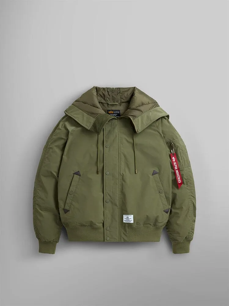Alpha Industries N-2B Altitude parka verde foarte caldă
