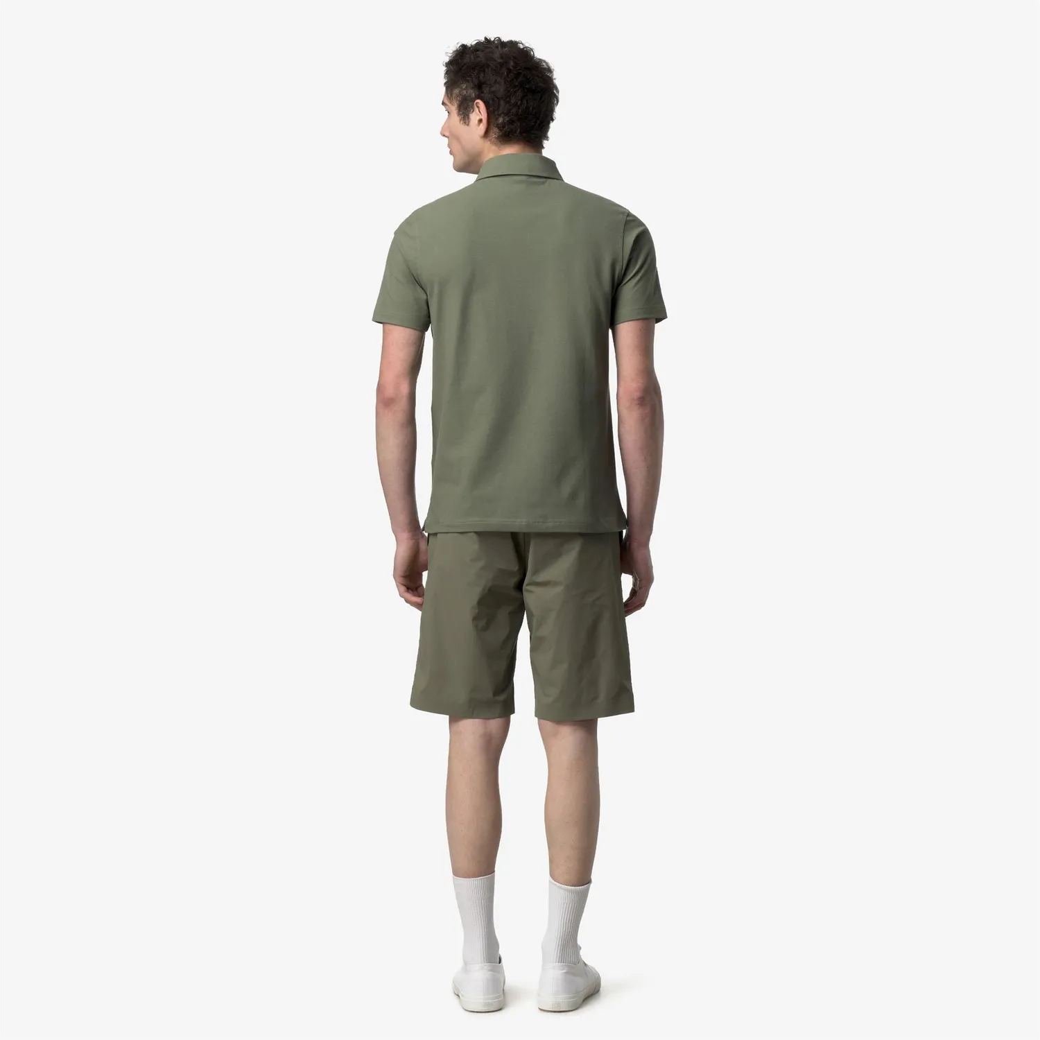 K-Way Vincelle Ice Cotton polo barbati verde elastic