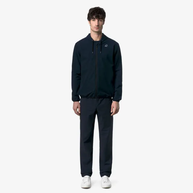 K-Way Merager Travel pantaloni sport Blue Depth impermeabili