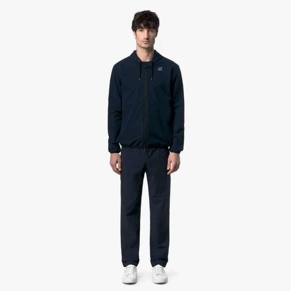 K-Way Merager Travel pantaloni sport Blue Depth impermeabili
