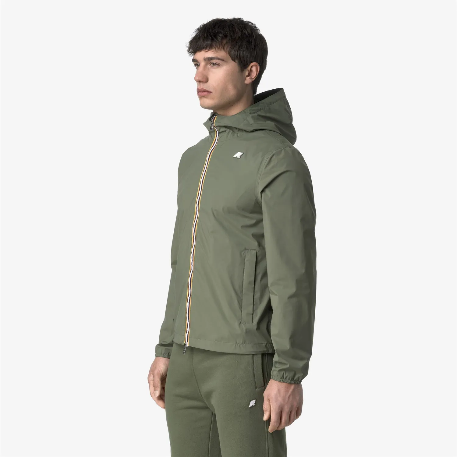 K-Way Jack geaca barbati Green Lichen impermeabila