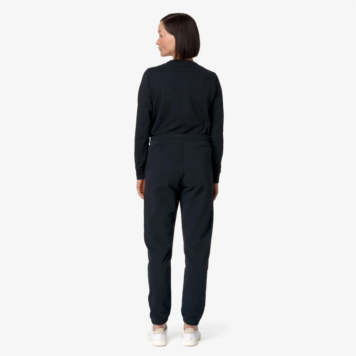 K-Way Klassic Ginevrette Fleece Peach pantaloni negri fleece