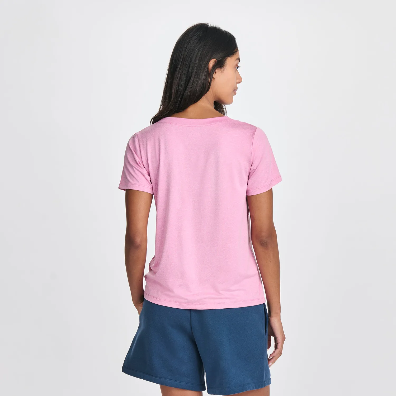 Eddie Bauer Surreal Travel V-Neck tricou Palm UPF 30