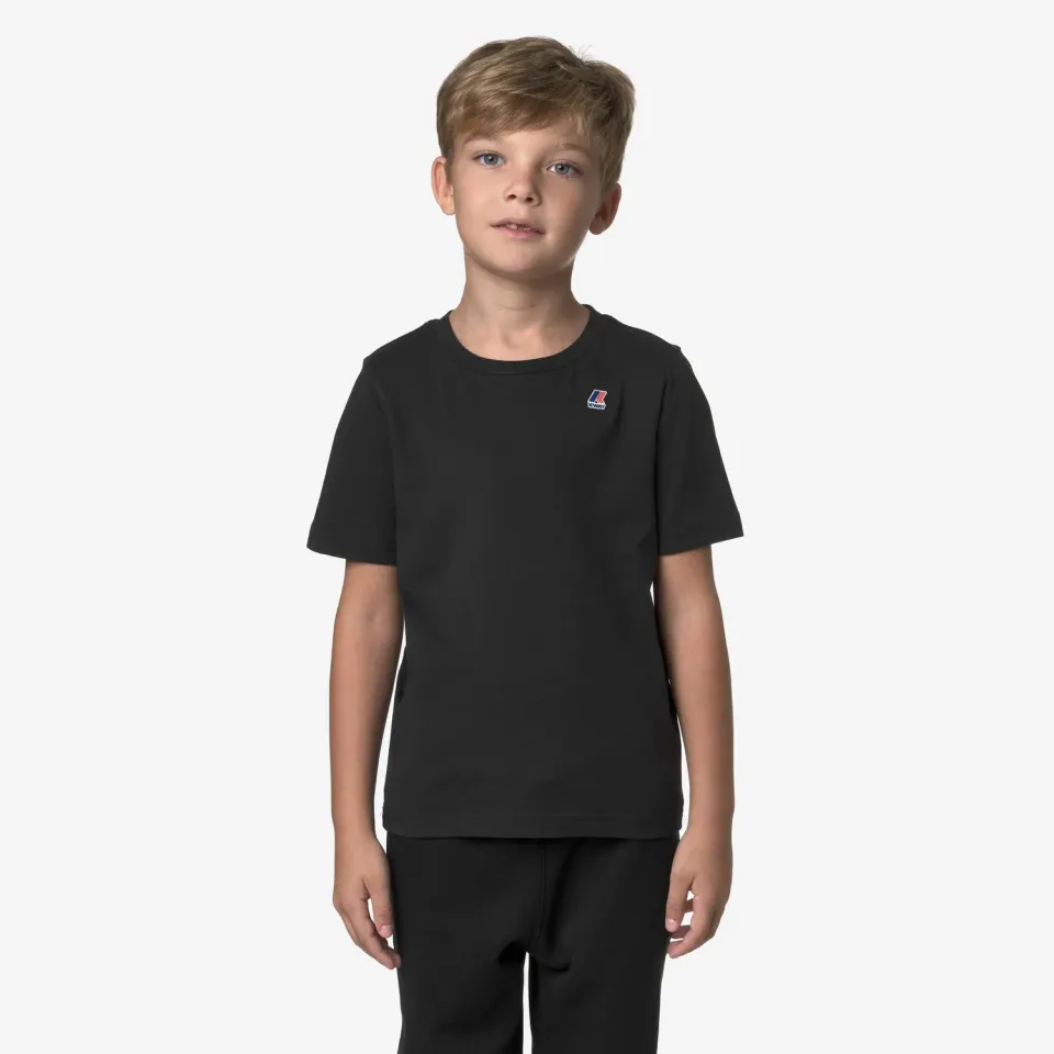 K-Way P. Leonide tricou copii negru bumbac