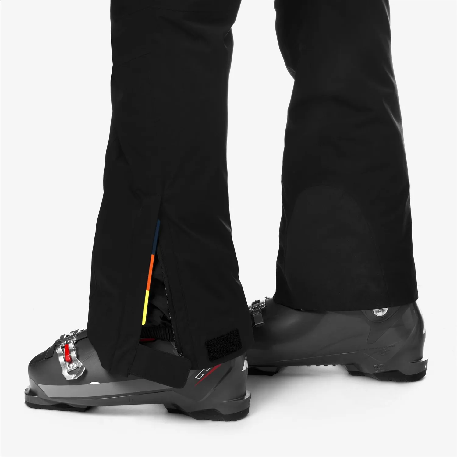 K-Way Avrieux Micro Twill pantaloni schi negri impermeabili