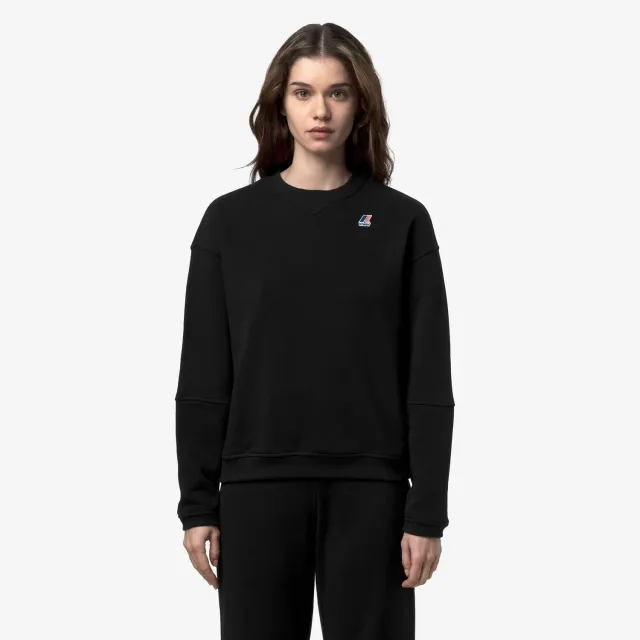 K-Way Noella Poly Cotton bluza negru dama calduroasa