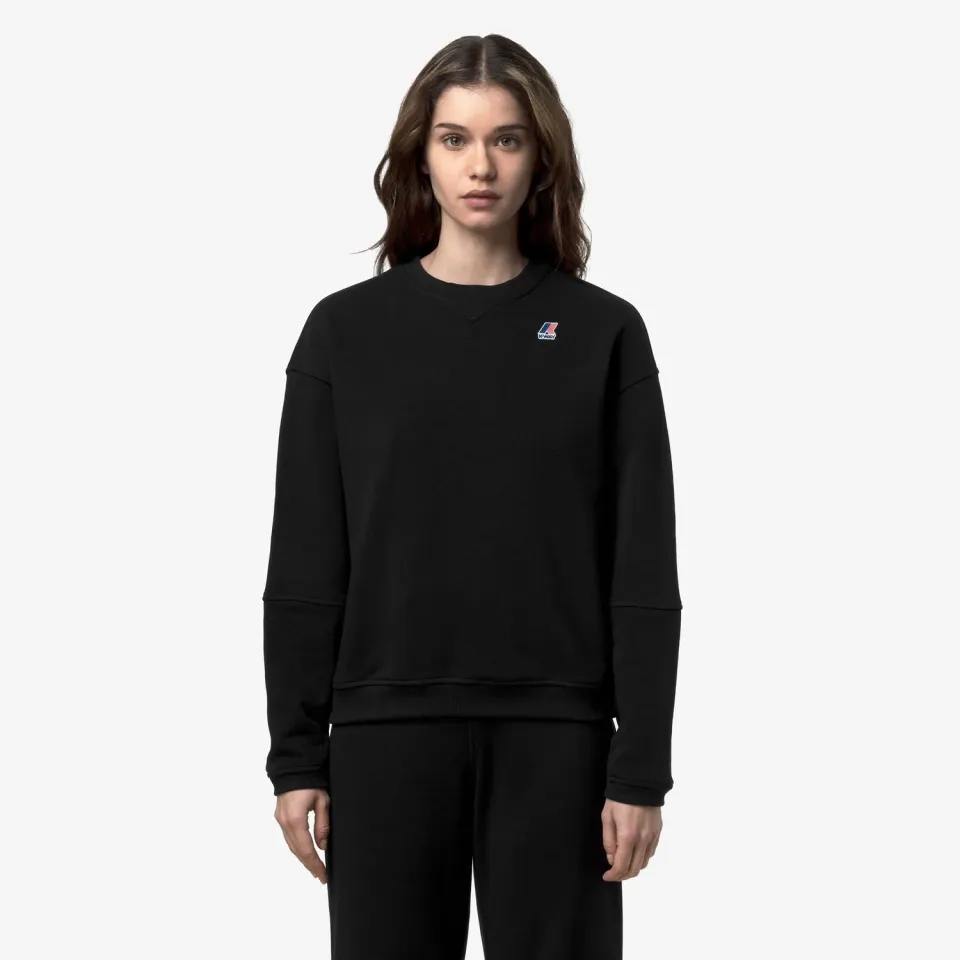 K-Way Noella Poly Cotton bluza negru dama calduroasa