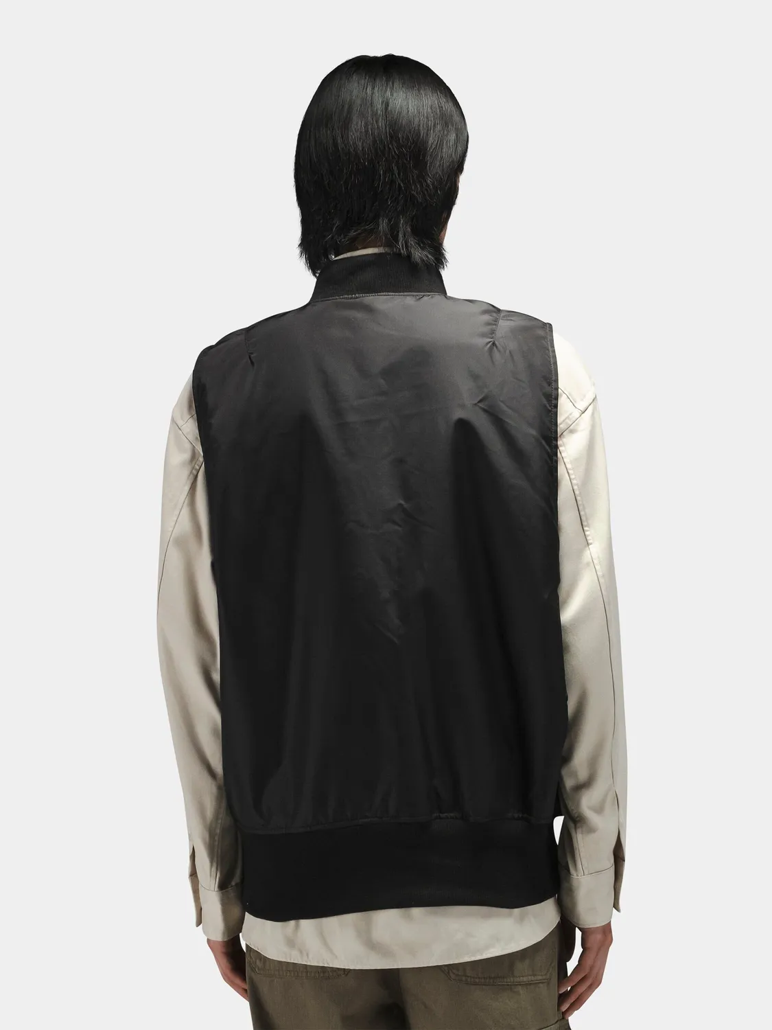 Alpha Industries MA-1 Oxford Vest vestă neagră ușoară