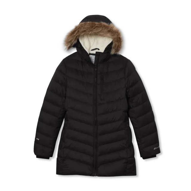 Eddie Bauer Sun Valley Down parka fete Black Onyx calduros