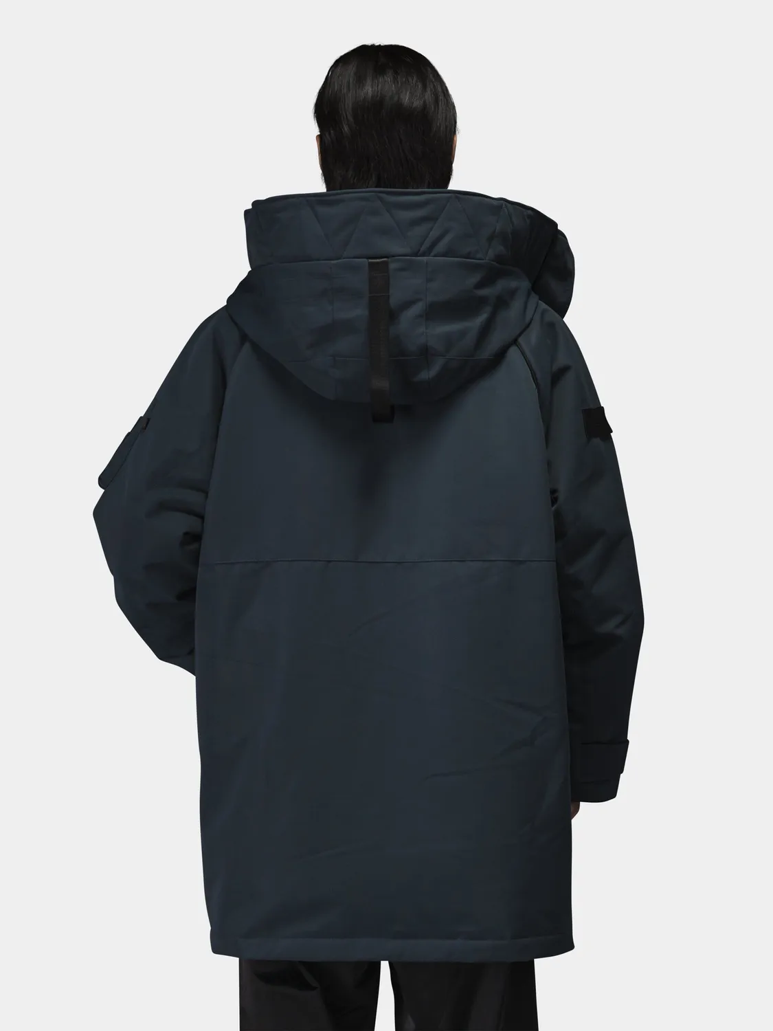 Alpha Industries Sergeant Puffer Parka palton albastru puf