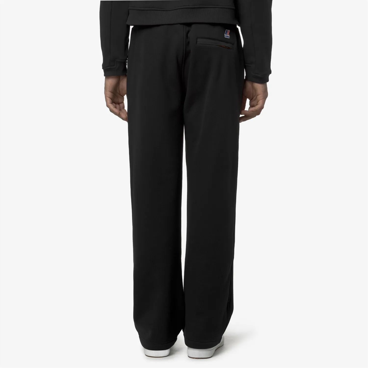 K-Way Philbert Brushed PC East pantaloni sport negri Black Pure