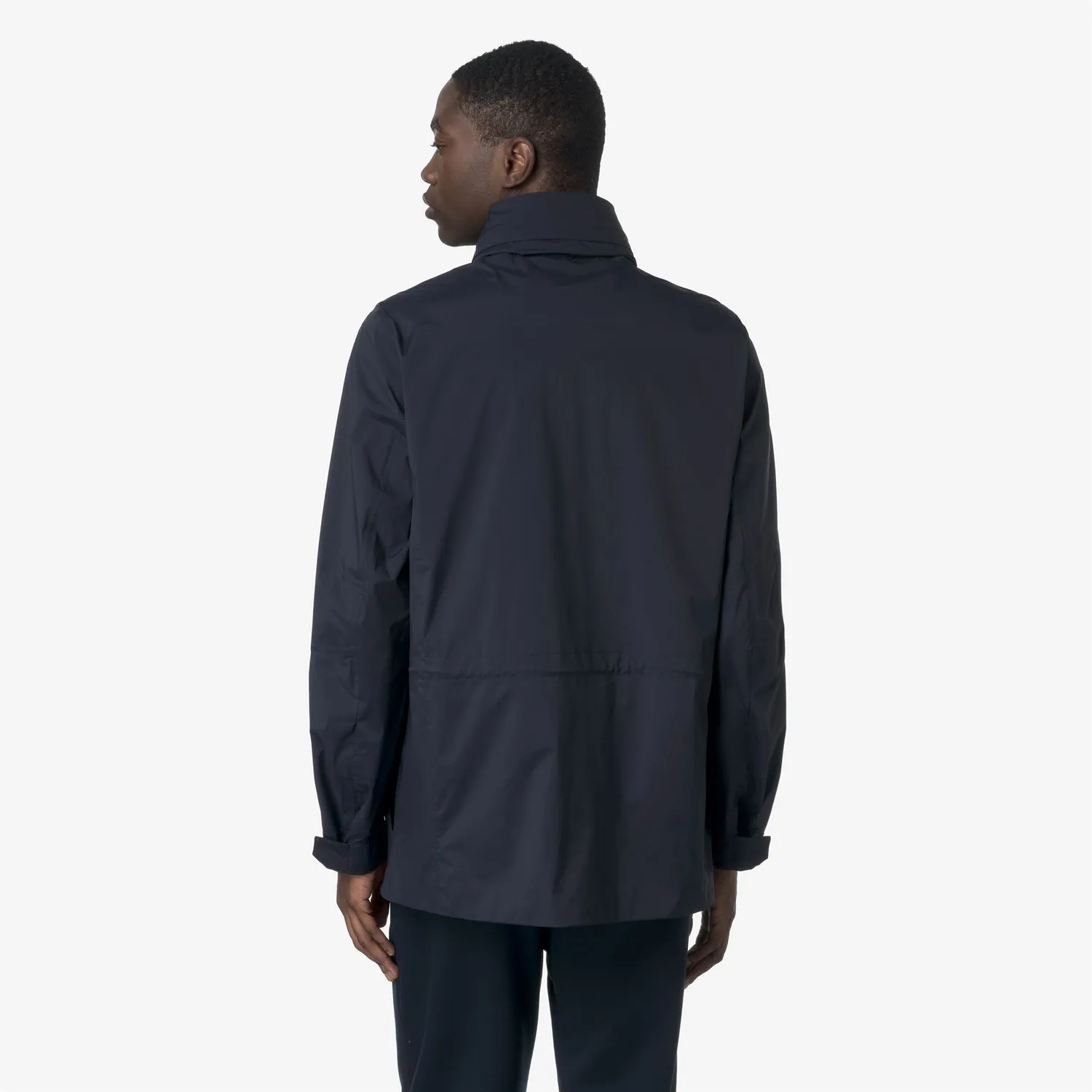 K-Way Manuel Stretch Nylon geacă bărbați albastru cu glugă