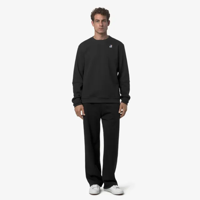 K-Way Philbert Brushed PC East pantaloni sport negri Black Pure