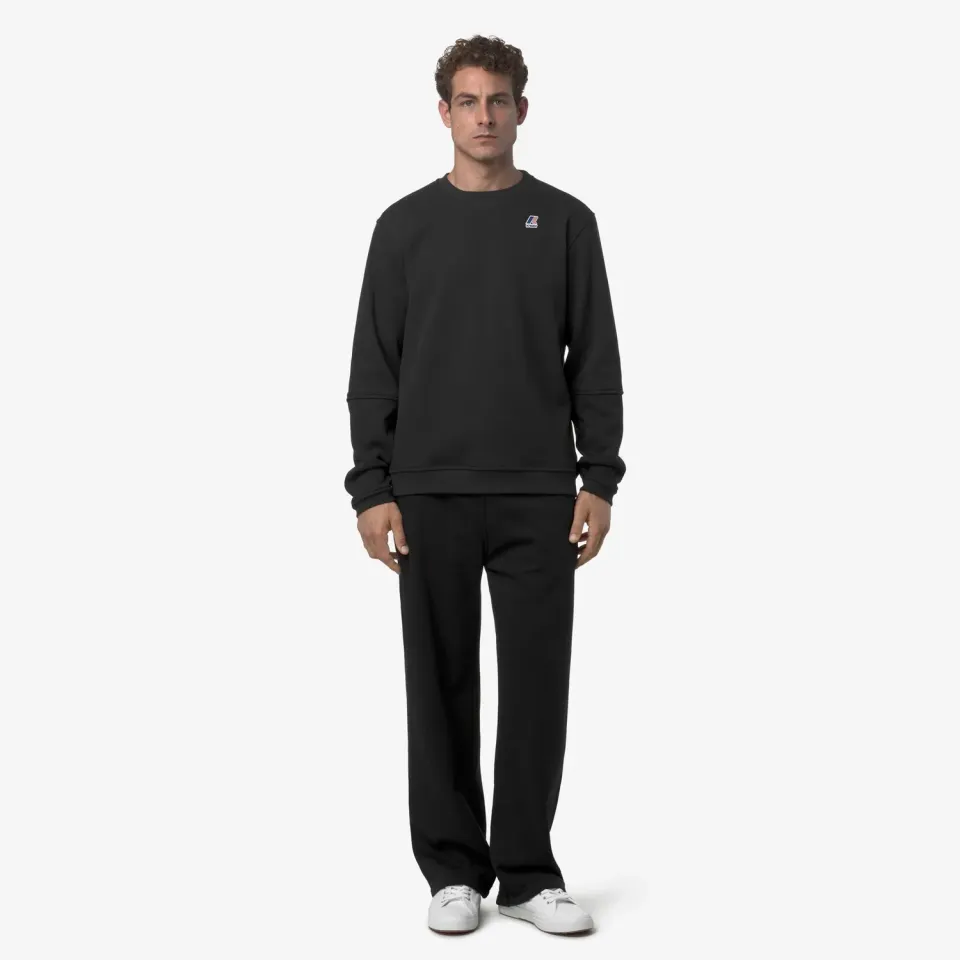 K-Way Philbert Brushed PC East pantaloni sport negri Black Pure