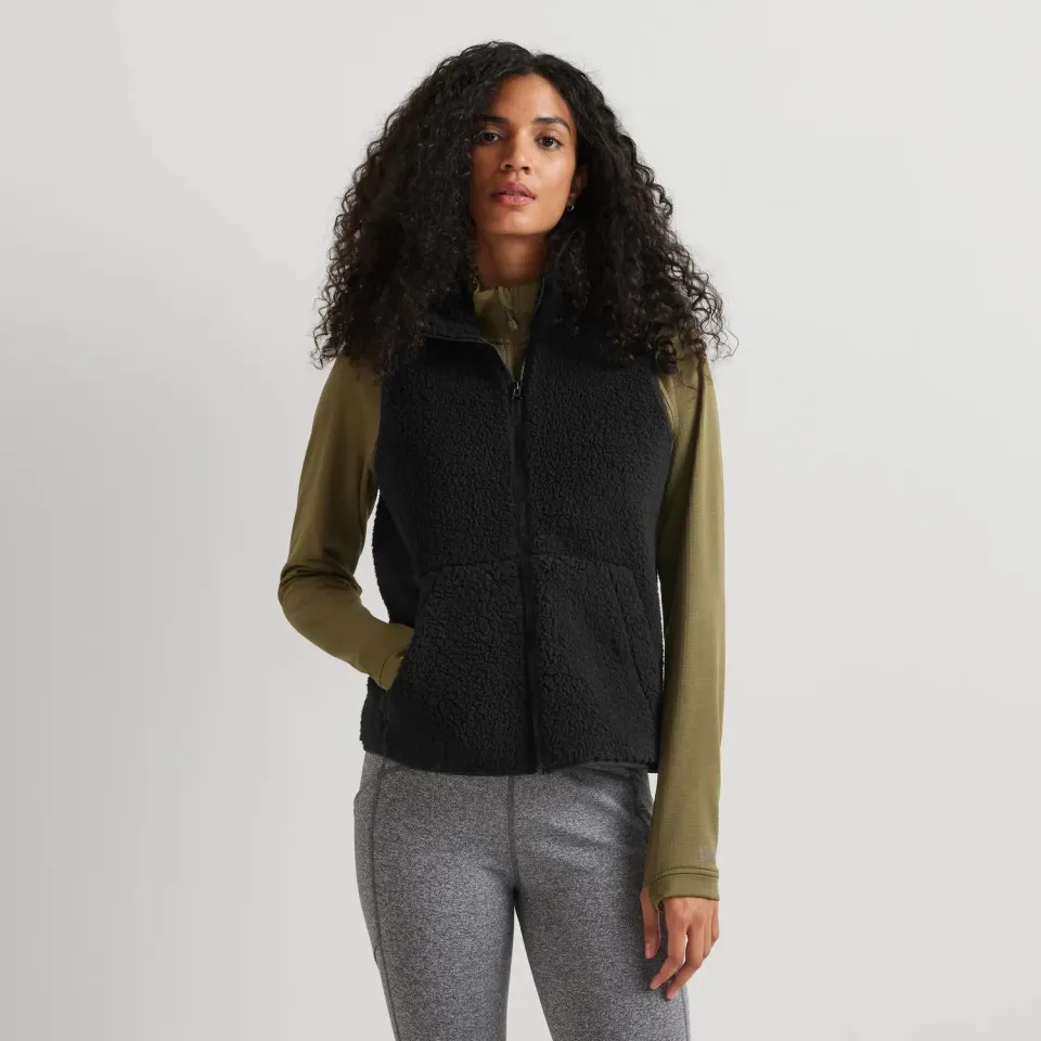 Eddie Bauer Chill Out vesta fleece neagra calduroasa