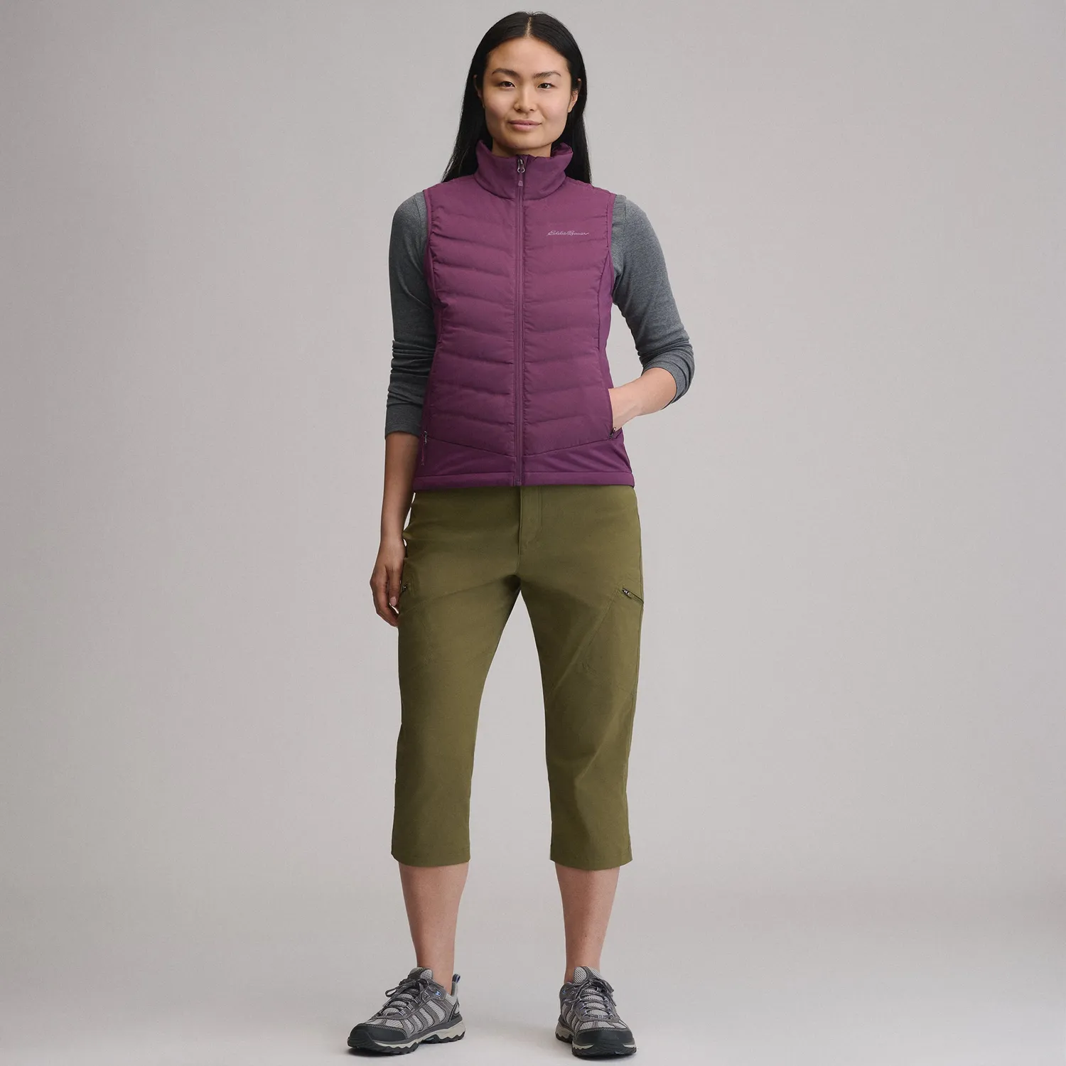 Eddie Bauer MotionLoft vestă damă puf Sea Blue călduroasă