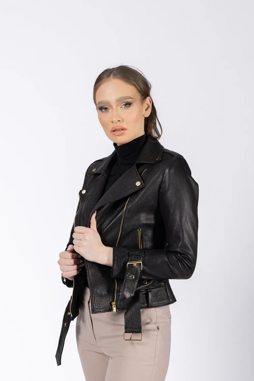 Mareus Sable 135 geaca piele dama S-XXL negru