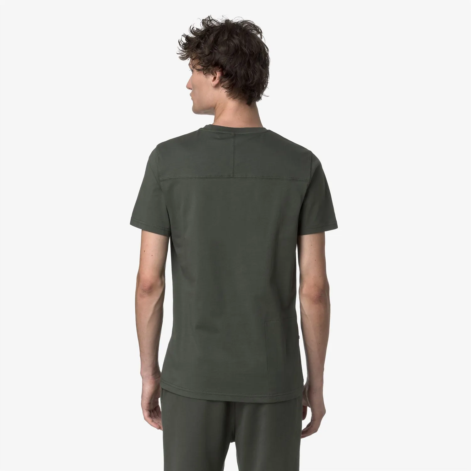 K-Way Leonide tricou unisex verde Blackish bumbac
