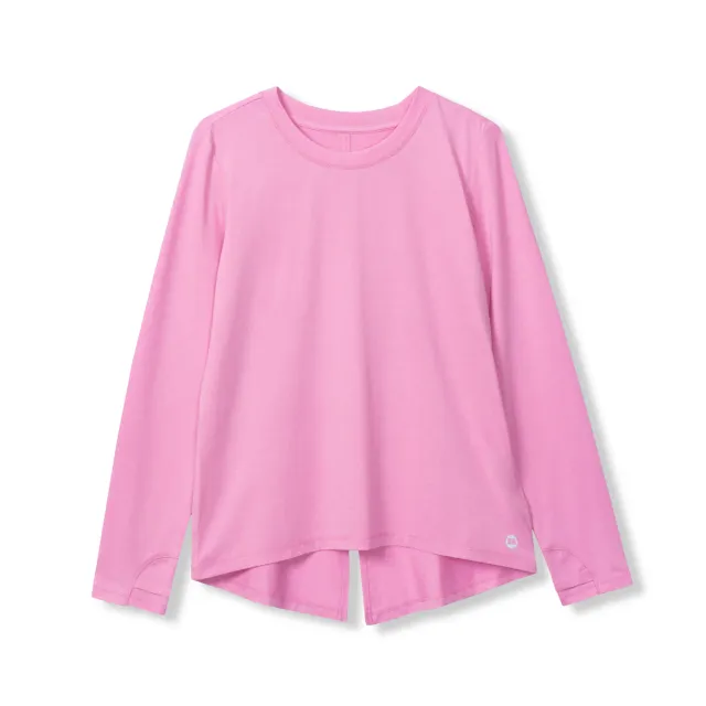 Eddie Bauer Trail tricou fete mânecă lungă roz