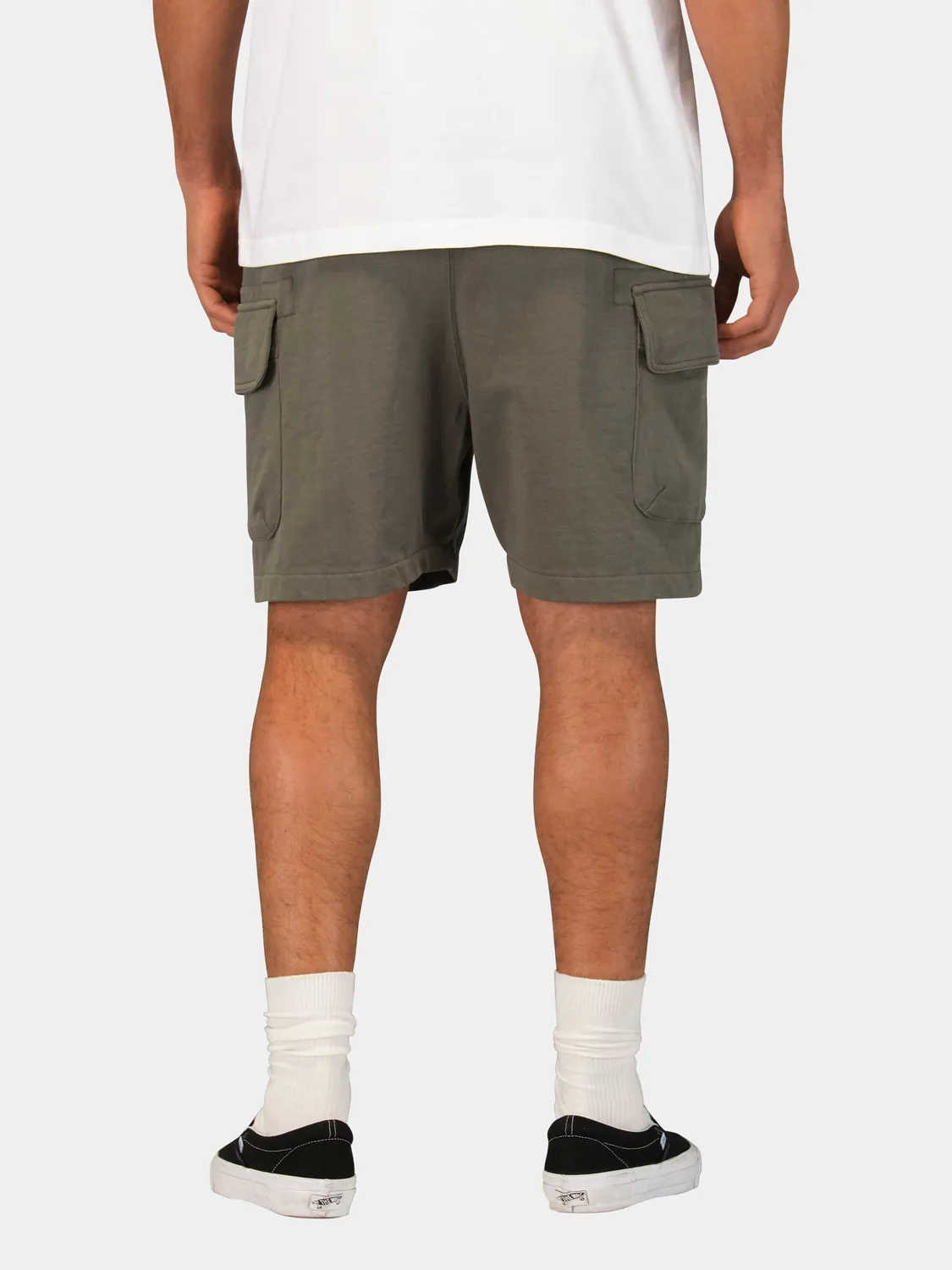 Alpha Industries Essential Cargo French Terry pantaloni scurti field gray cargo