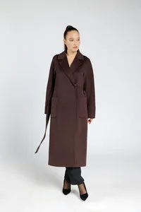 Mareus Casmir Dark Chocolate 366 palton lung 118 cm