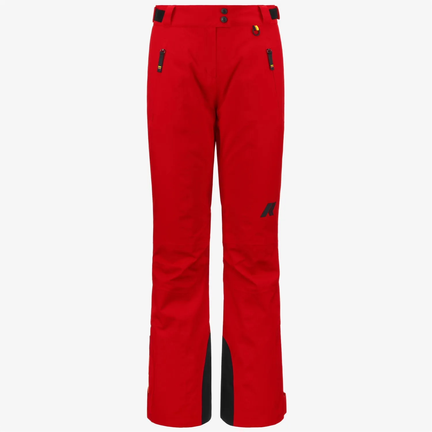 K-Way Bonneval Micro Twill pantaloni schi dama rosii