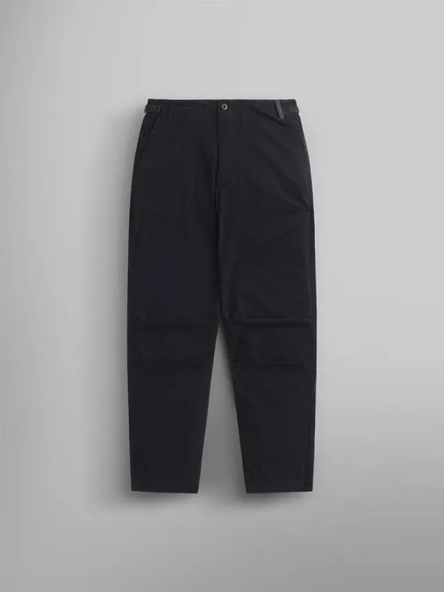 Alpha Industries Barrel Leg pantaloni negri talie înaltă