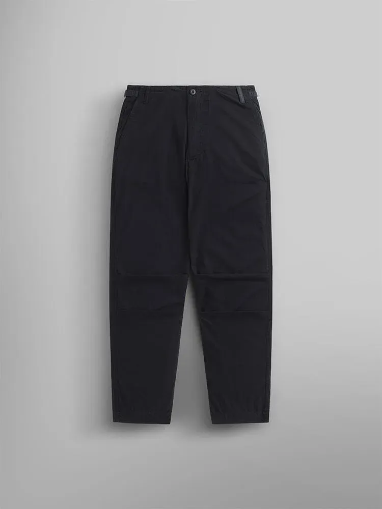 Alpha Industries Barrel Leg pantaloni negri talie înaltă
