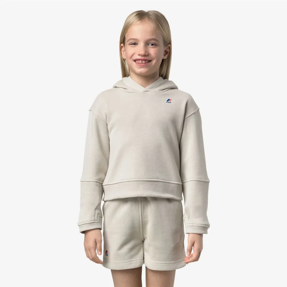 K-Way Ninette PC hanorac fete bej fleece ușor