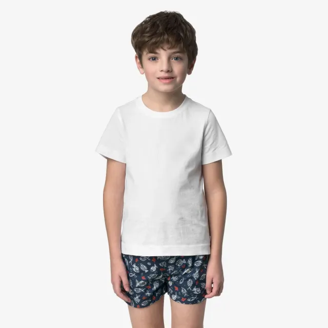 K-Way Hazel Graphic Beach sort baie Graphic Fishes Kid cu uscare rapida