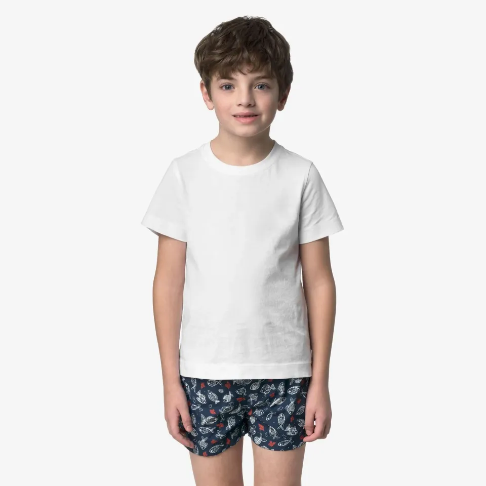 K-Way Hazel Graphic Beach sort baie Graphic Fishes Kid cu uscare rapida