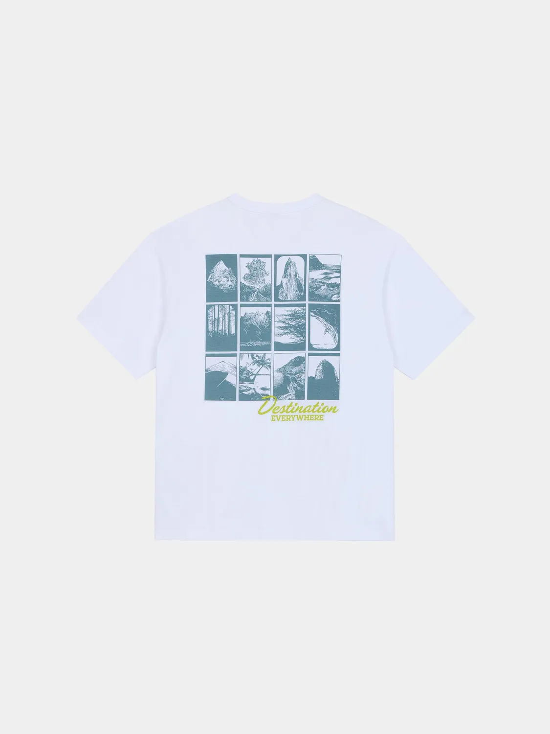 Alpha Industries Essential Destination tricou gri bumbac imprimat