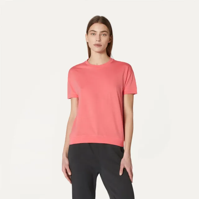 K-Way Ruby K21278W tricou dama roz bumbac jersey