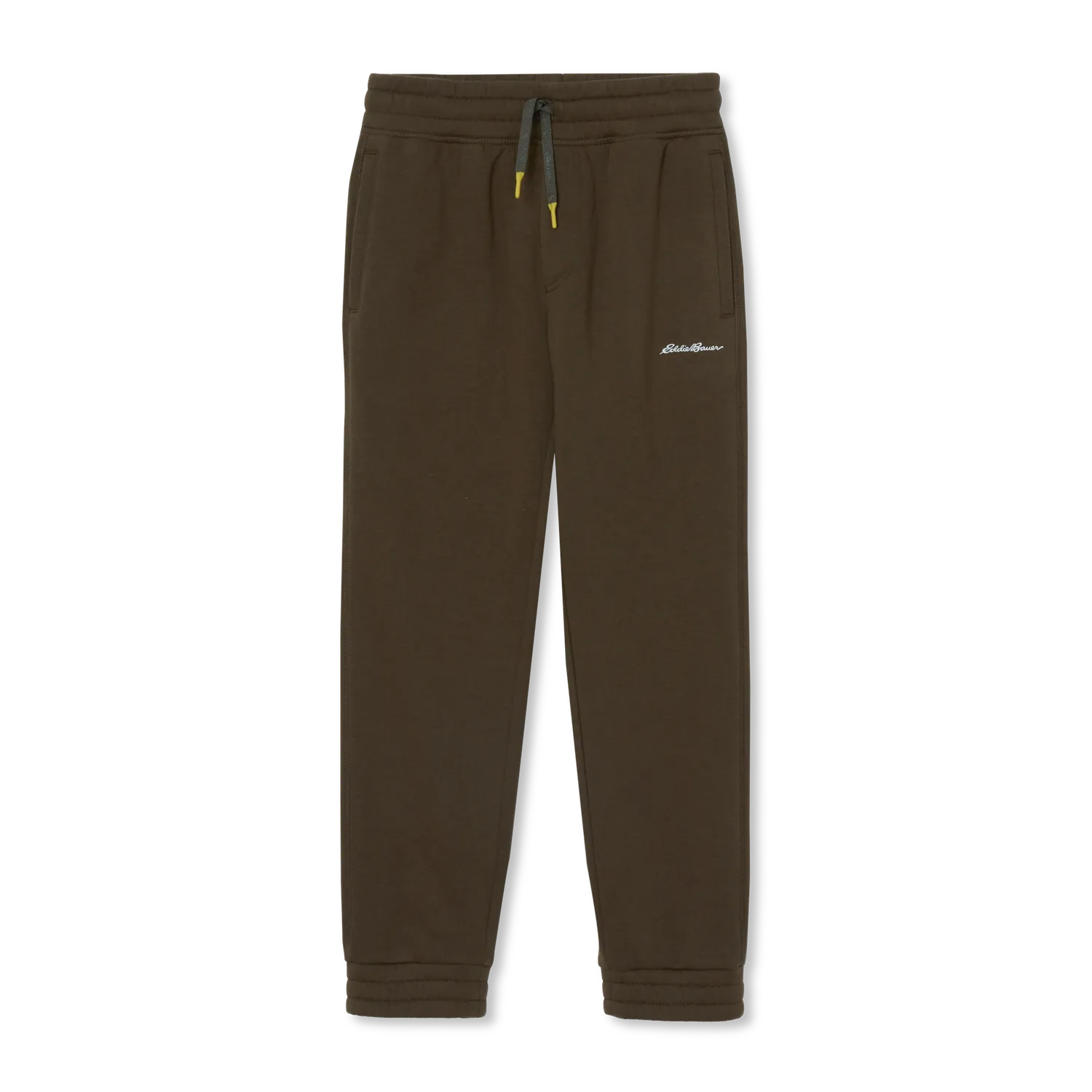 Eddie Bauer Camp Fleece Jogger pantaloni băieți negri fleece