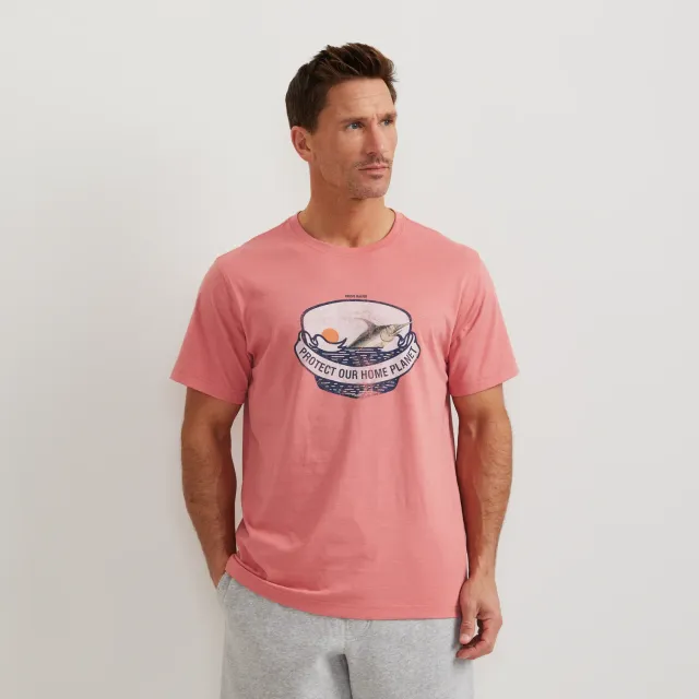 Eddie Bauer Protect The Planet tricou Tangelo bumbac