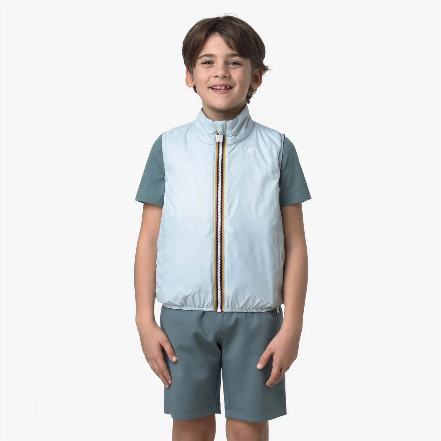 K-Way P. Valen Plus.2 Double vestă băieți verde