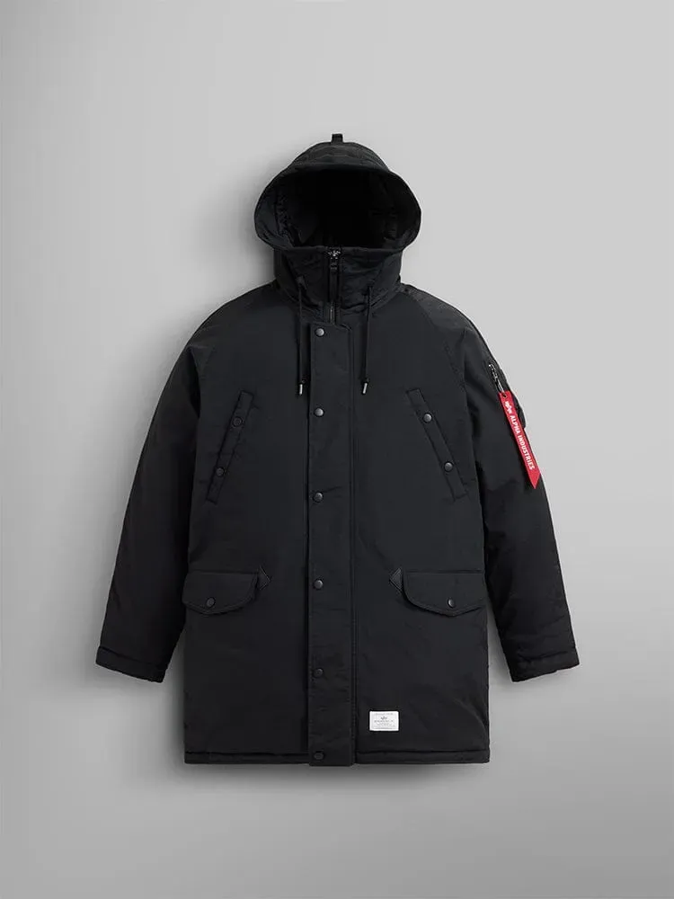 Alpha Industries N-3B Altitude palton parka negru cu gluga