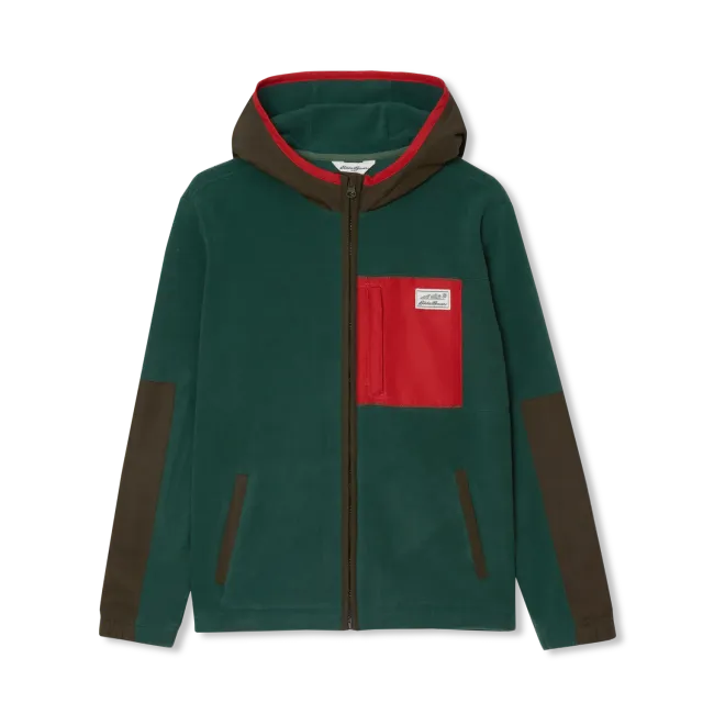 Eddie Bauer Quest Fleece Hanorac Baieti Verde Inchis