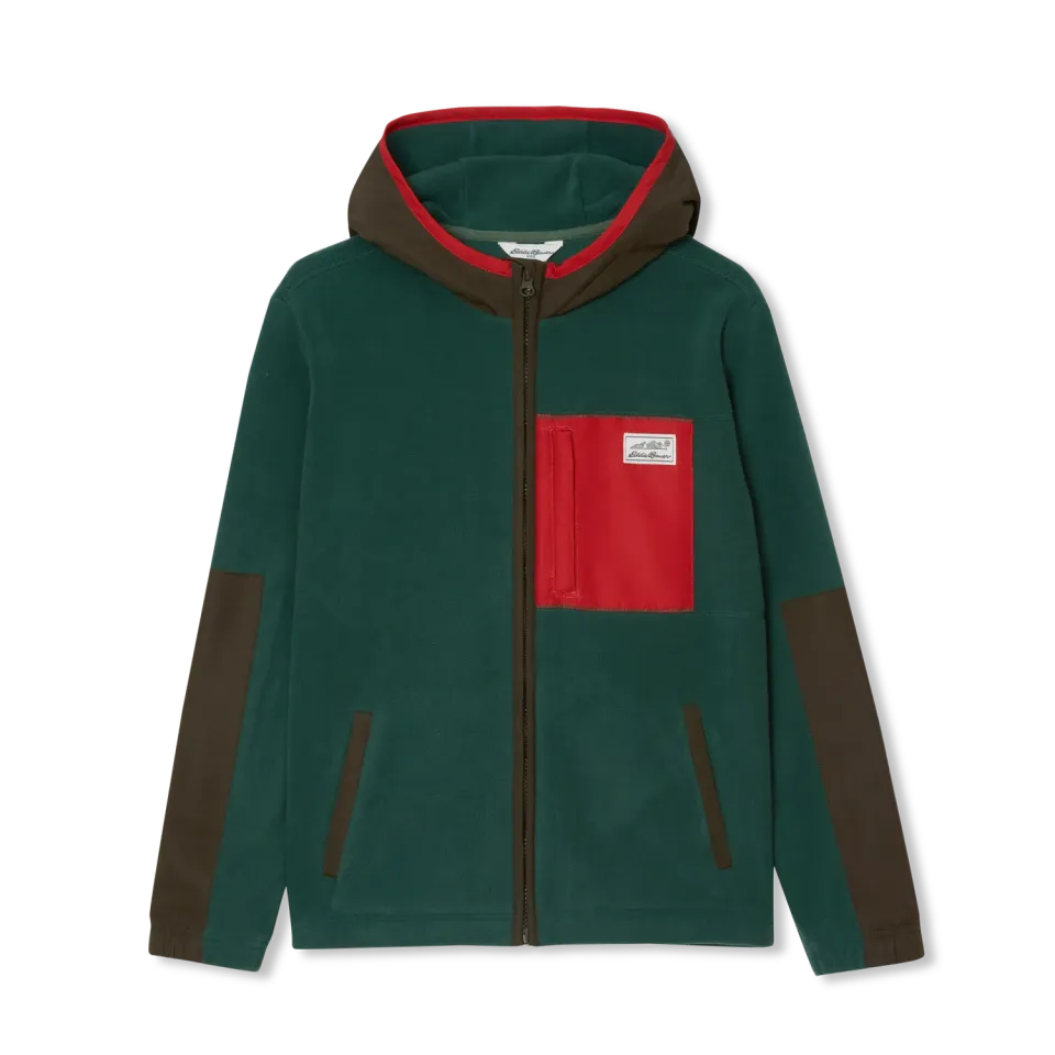 Eddie Bauer Quest Fleece Hanorac Baieti Verde Inchis