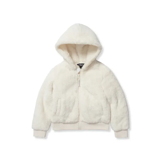 Eddie Bauer Quest geacă polar copii cu glugă crem pufoasă