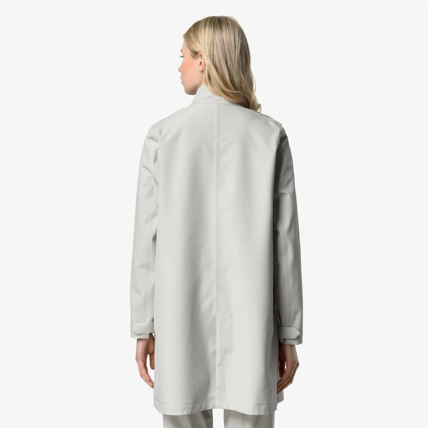 K-Way Dukesse Bonded Jersey palton 3/4 damă bej