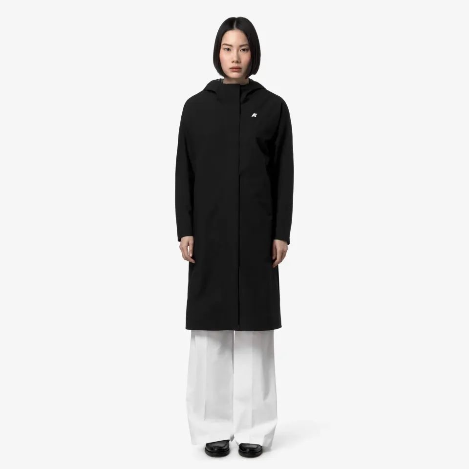 K-Way Tigrit Stretch 2L palton negru XS impermeabil